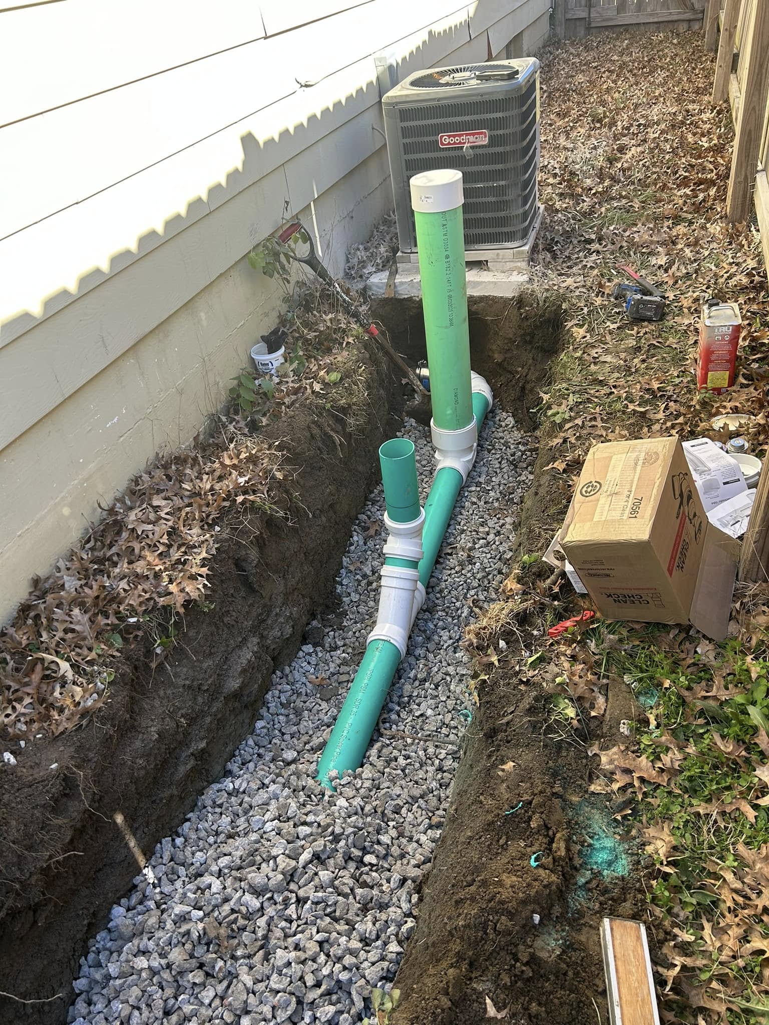 Dig N Drain Sewer Line Repair