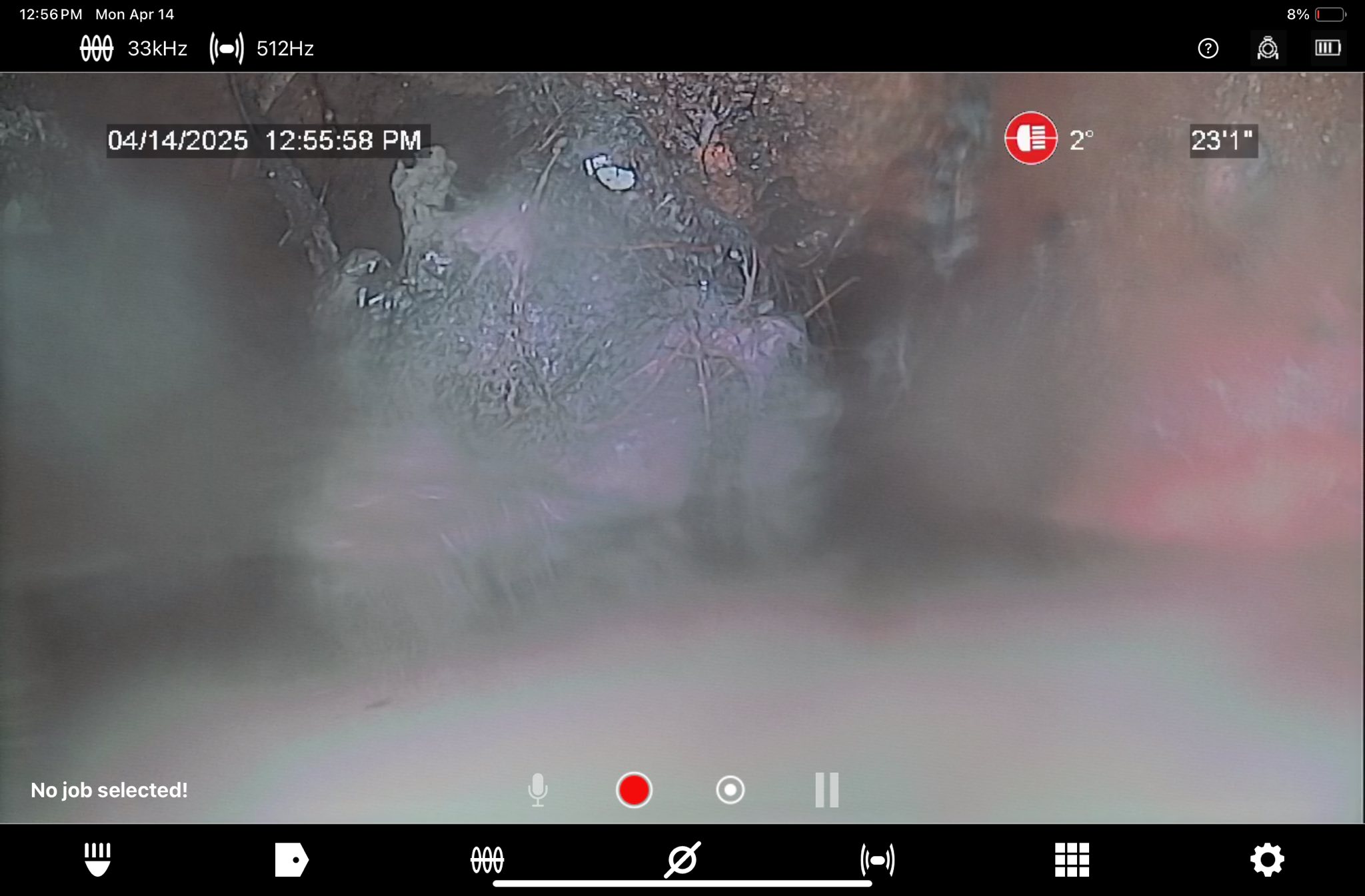 Dig N Drain Camera Inspection